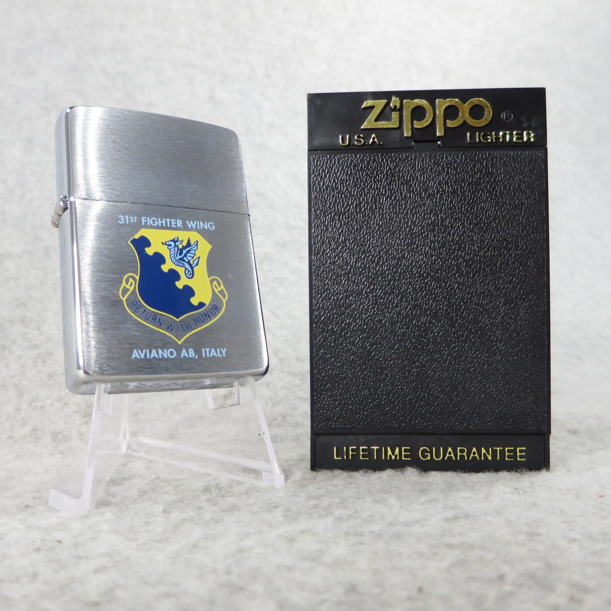  Zippo Custom Lighter - Iron Stone Playboy Bunny